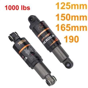 Rear Shock for Scooter MTB Bike 750/850/1000Lbs 125 150 165 190mm Oil Spring - Picture 1 of 24