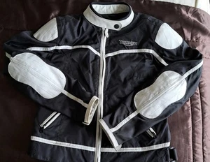 Woman’s Ladies Triumph Motorcycle Jacket Textile Leather 2L - Picture 1 of 13