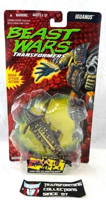 Transformers Beast Wars 1995 Igaunus MOSC Rock Bubble First Release - Image 1 of 2