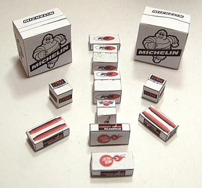 Гаражная диорама 1/24 коробки для основных деталей/поставок для вашего дисплея No2 - Изображение 1 из 4