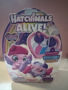 Hatchimals Alive PUPPADEE Mystery Hatch Neon Rainbow Amazing Color Hatch 1 Pack - Picture 1 of 3