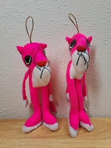 Vintage 1990s Pink Panther Toy/Plush x2 7inch PMS Plush - Picture 1 of 12