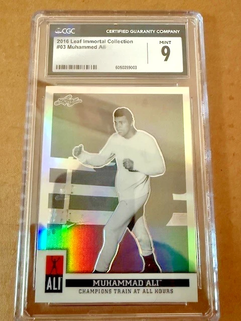 Muhammed Ali 2016 Leaf Immortal #3 CGC MINT 9 - Image 1 of 2