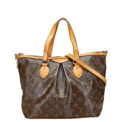 Louis Vuitton Monograma Palermo PM Bolso de Mano Bolso de Hombro 2WAY M40145 Marrón Foto 1 de 4