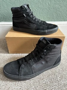 VANS Sk8-Hi Reedición Prendas para el torso Negras Talla 11 Entrenador Zapatos de Skate - Imagen 1 de 5