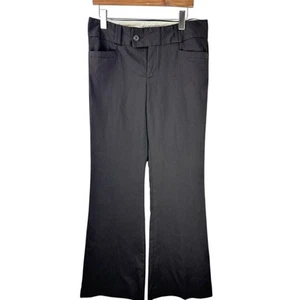 Banana Republic Women’s Brown pinstripe trouser leg 2011 Y2K Pants Sz 10 32x32 - Picture 1 of 18