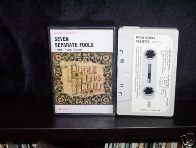 THREE DOG NIGHT SEVEN SEPARATE FOOLS - AUSTRALIAN CASSETTE TAPE - Image 1 of 3