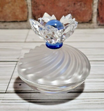 Swarovski Crystal 207886 Blue Flower Jewel Box