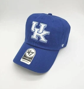 Kentucky Wildcats '47 Clean Up Strapback Hat Adjustable Blue Embroidered UK Dad - Picture 1 of 7