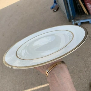 Mikasa IMPERIAL FLAIR GOLD gebänderte runde Hackplatte, 12,25" - Bild 1 von 4
