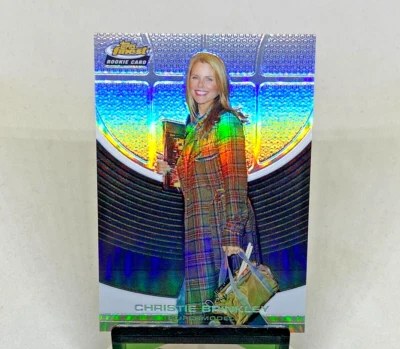 2005 Topps Finest NBA Refractor 105 Christie Brinkley RC /249 Celebrity Model - Image 1 of 4