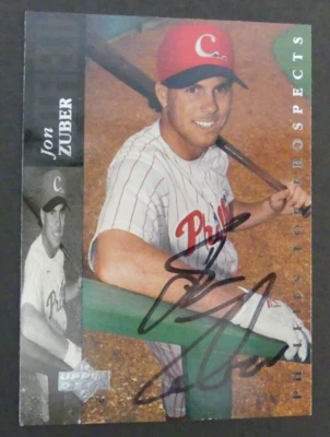 AUTOGRAPHED 1994 Upper Deck Minors #199 Jon Zuber - Image 1 of 3