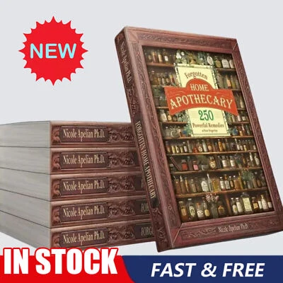 Forgotten Hom- Apσthecary:250-Powerful Remedies By  Nicole Apelian=PhD -A5Size`` - Image 1 of 4