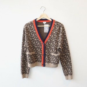 madewell leopard cardigan