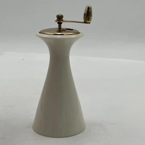 Vintage Atomic MCM Lenox George S. Thompson Vintage Pfeffermühle, 6" Elfenbein Küche - Bild 1 von 14