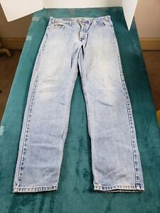 VINTAGE Levis 505 Jeans Sz 36x34 Mens Blue Straight Cotton Pants Orange Tab 1994