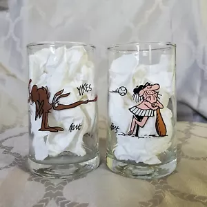 BC Ice Age Arby’s 1981 serie de cómics oso hormiguero de vidrio y Grog Hart de colección - Imagen 1 de 5