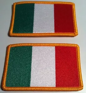 2 parches de bandera de Italia con sujetador de marca VELCRO® emblema táctico militar #2 - Imagen 1 de 1