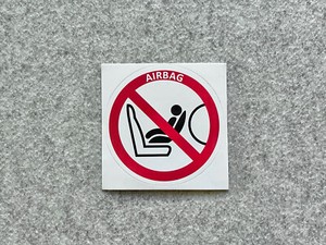 Airbag Sticker・Aufkleber・Decal・Porsche BMW MINI Mercedes Audi VW Toyota Ford ...