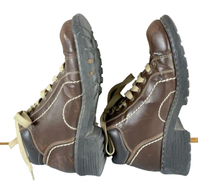 Zapatos de plataforma Lower East Side para mujer 9 gruesos marrón imitación cuero de colección Y2K Foto 1 de 4