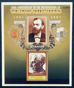 PALAU THE FIRST NOBEL PRIZES 100TH ANNIVERSARY STAMPS 2001 MNH BERTRAND RUSSELL - Picture 1 of 1
