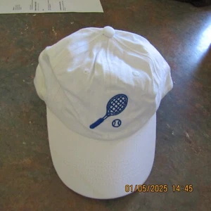arche No Talent Needed White with Blue Tennis Racket & Ball on Front of Cap New - Picture 1 of 8