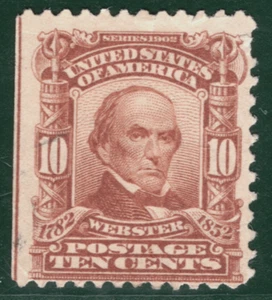 USA Stamp Scott.307 10c Pale Red-Brown (1903) WEBSTER Mint LMM Cat $60 YOG14 - Picture 1 of 6