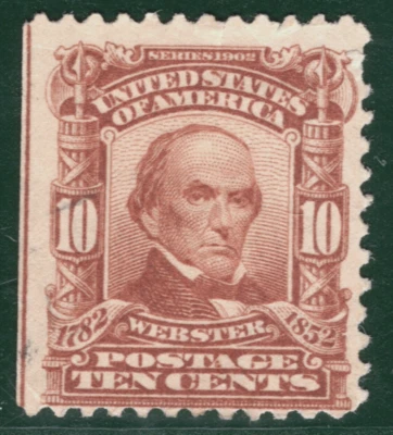 USA Stamp Scott.307 10c Pale Red-Brown (1903) WEBSTER Mint LMM Cat $60 YOG14 - Image 1 of 4