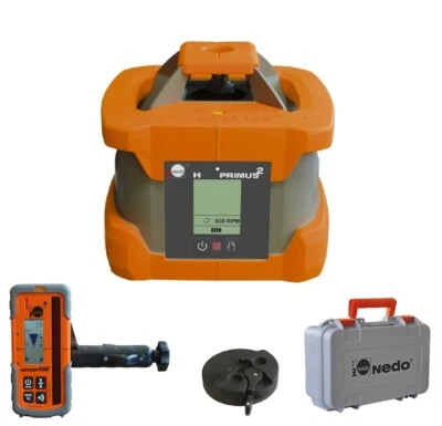 Nedo PRIMUS H inkl. Acceptor digital Rotationslaser Baulaser Nivellierlaser LK 3 - Bild 1 von 4