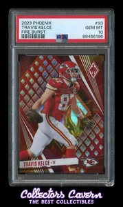 2023 Panini Phoenix Fire Burst #93 Travis Kelce PSA 10 (GEM MINT) #d 318/340 - Bild 1 von 2