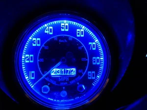 Land Rover Series 1 2 2a Blue Dash Light Bulbs 6x LED E10 screw fitting set 12v - Picture 1 of 5