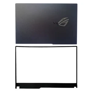 New for ASUS ROG Strix G513 G513Q G513QR G533 G533QS  LCD Back Cover+Bezel Black - Picture 1 of 7