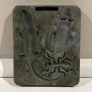 1964 Mattel Thingmaker Creepy Crawlers Lizard Rat Cricket Metal Mold 4477-057 - Picture 1 of 1