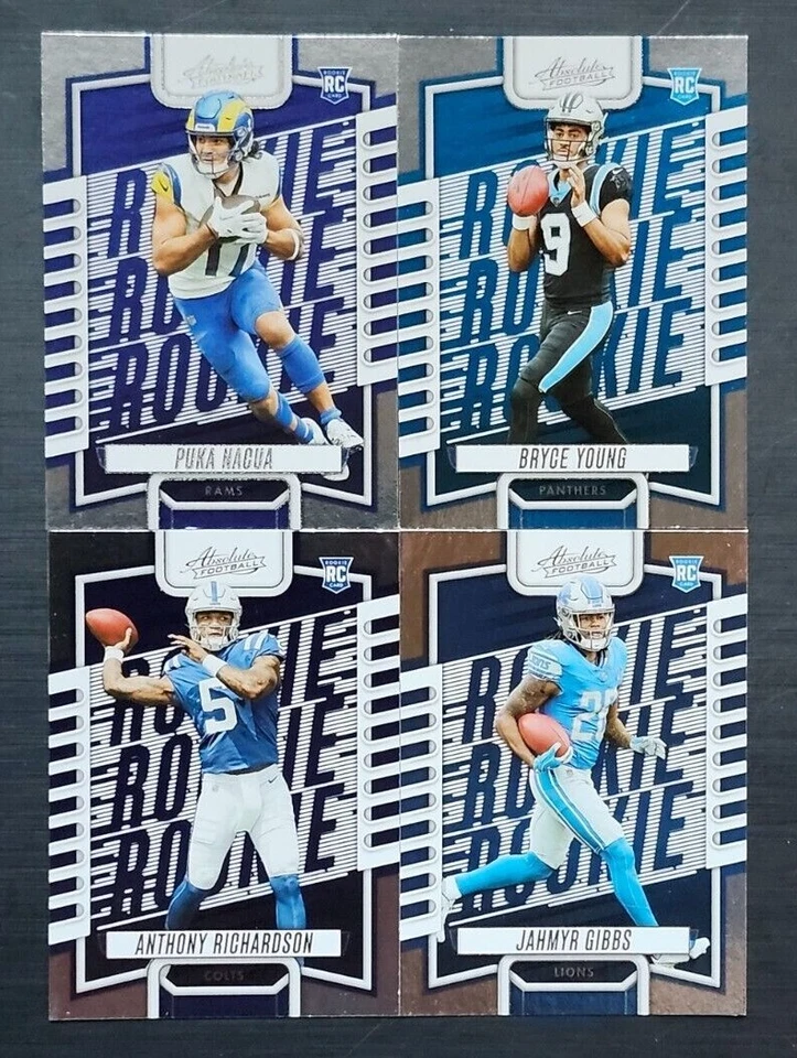 2023 Panini Absolute Football BASE Rookie Cards 101-200 You Pick the Card - Image 1 of 1