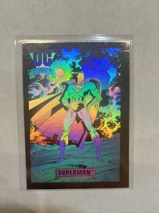 1992 Impel DC Comics Series 1 Superman Hologram Hall Of Fame #DCH8 - Picture 1 of 3