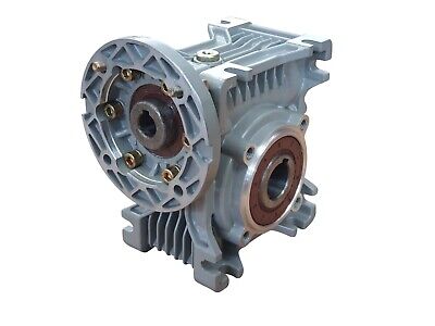 Size 40 Right Angle Worm Gearbox Speed Reducer 18mm Bore Various Ratios Nmrv A* • 72.99£