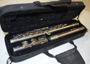 Mendini by Cecilio Flute with Case - Picture 1 of 2
