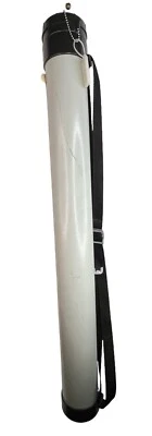 Vtg K Kent Zoom Lok Fishing Rod Carrier Hard Shell Expandable Tote With Strap - Image 1 of 4