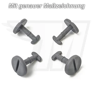 10x Tapis de Sol Clips Gris Bouchons à Vis pour BMW E39 E46 E83 82119410191 - Picture 1 of 1