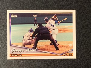George Brett Promo 1994 Topps Royals