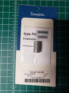 SB1576 Swagelok filter Element 90 Micron SS-4F-K4-90 (1 Item) - Picture 1 of 2