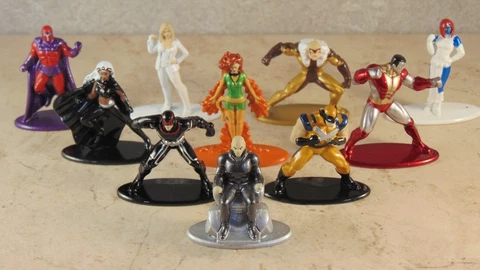 Jada Toys X-MEN NANO METALFIGS Marvel Comics Loose Figures Cover