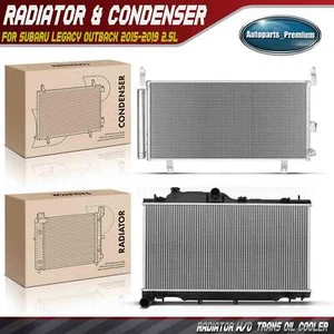 Radiator & AC Condenser Cooling Kit for Subaru Legacy Outback 2015-2019 H4 2.5L - Picture 1 of 10
