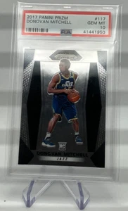 2017 Panini Prizm #117 Donovan Mitchell RC PSA 10 - Picture 1 of 2