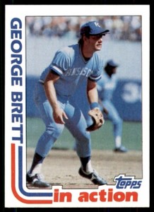 1982 Topps Baseball George Brett Kansas City Royals #201