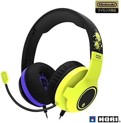 HORI Gaming Headset Standard Splatoon 3 ver. for Nintendo Switch F/S w/Tracking# - Image 1 of 4