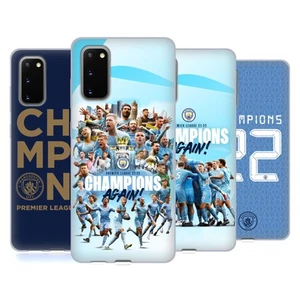 MAN CITY FC 2022 PREMIER LEAGUE-KAMPIOENEN GEL CASE HOESJE VOOR SAMSUNG PHONES 1 - Afbeelding 1 van 11