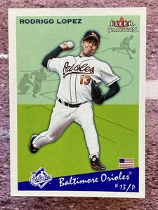 2002 Fleer Tradition Update Rodrigo Lopez #U144 Baltimore Orioles - Bild 1 von 2