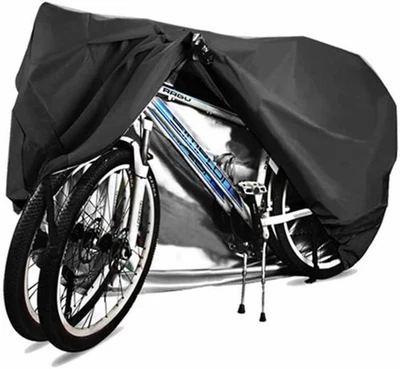Bike Covers for 2 or 3 Bikes, 2XL Size Outdoor Waterproof & Anti-UV Bicycle Cove - Image 1 of 4