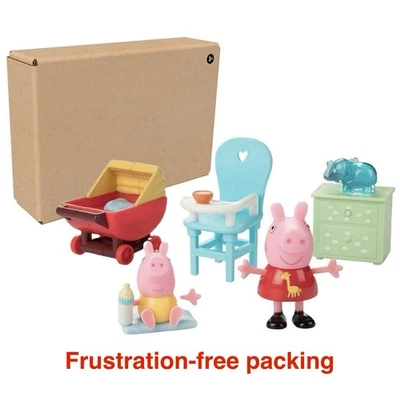 Peppa Pig Cousin Baby Alexander’s Visit Set, Lámpara de Iluminación Incluida | Nuevo En Bolsa Foto 1 de 4